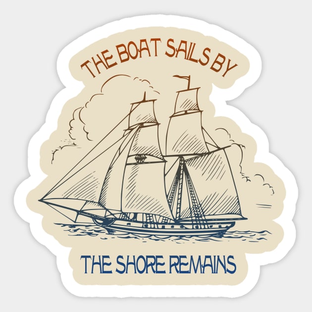 Sailing proverb Sticker by hardcore repertoire